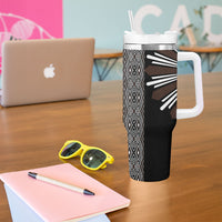 Mabuhay Philippines Festival Tumbler With Handle Araw Tnalak Modern Filipiniana Inspired