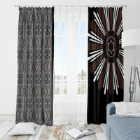 Mabuhay Philippines Festival Window Curtain Araw Tnalak Modern Filipiniana Inspired