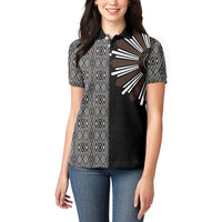 Mabuhay Philippines Festival Women Polo Shirt Araw Tnalak Modern Filipiniana Inspired