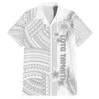 Samoa White Sunday Family Matching Tank Maxi Dress and Hawaiian Shirt Manuia le Aso Sa o Tamaiti Polynesian Plumeria - Wonder Print Shop
