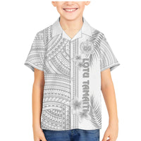 Personalised Samoa White Sunday Family Matching Mermaid Dress and Hawaiian Shirt Manuia le Aso Sa o Tamaiti Polynesian Plumeria - Wonder Print Shop