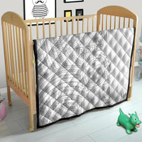 Personalised Samoa White Sunday Quilt Manuia le Aso Sa o Tamaiti Polynesian Plumeria - Wonder Print Shop