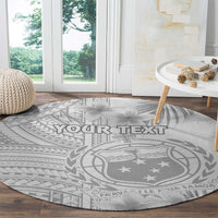 personalised-samoa-white-sunday-round-carpet-manuia-le-aso-sa-o-tamaiti-polynesian-plumeria