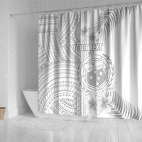 personalised-samoa-white-sunday-shower-curtain-manuia-le-aso-sa-o-tamaiti-polynesian-plumeria