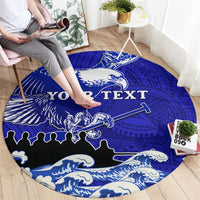 personalised-american-samoa-fautasi-race-round-carpet-eagle-with-polynesian-pattern