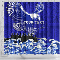 personalised-american-samoa-fautasi-race-shower-curtain-eagle-with-polynesian-pattern