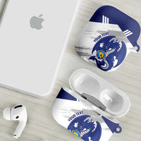Bosnia and Herzegovina Football Custom AirPods Case Go Zmajevi Mi smo uz vas White Version - Wonder Print Shop