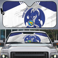 Bosnia and Herzegovina Football Custom Auto Sun Shade Go Zmajevi Mi smo uz vas White Version - Wonder Print Shop