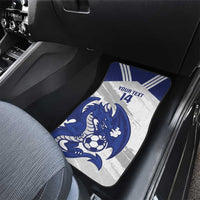 Bosnia and Herzegovina Football Custom Car Mats Go Zmajevi Mi smo uz vas White Version - Wonder Print Shop