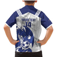 Bosnia and Herzegovina Football Custom Family Matching Mermaid Dress and Hawaiian Shirt Go Zmajevi Mi smo uz vas White Version - Wonder Print Shop
