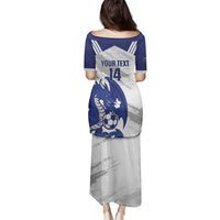 Bosnia and Herzegovina Football Custom Family Matching Puletasi and Hawaiian Shirt Go Zmajevi Mi smo uz vas White Version - Wonder Print Shop