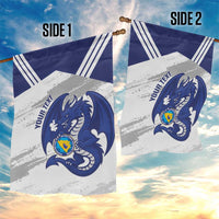 Bosnia and Herzegovina Football Custom Garden Flag Go Zmajevi Mi smo uz vas White Version - Wonder Print Shop
