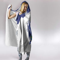 Bosnia and Herzegovina Football Custom Hooded Blanket Go Zmajevi Mi smo uz vas White Version - Wonder Print Shop