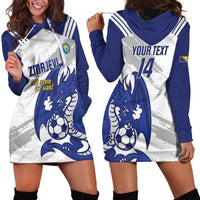 Bosnia and Herzegovina Football Custom Hoodie Dress Go Zmajevi Mi smo uz vas White Version - Wonder Print Shop