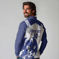 Bosnia and Herzegovina Football Custom Long Sleeve Polo Shirt Go Zmajevi Mi smo uz vas White Version - Wonder Print Shop