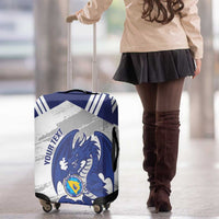 Bosnia and Herzegovina Football Custom Luggage Cover Go Zmajevi Mi smo uz vas White Version - Wonder Print Shop