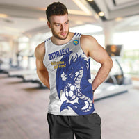 Bosnia and Herzegovina Football Custom Men Tank Top Go Zmajevi Mi smo uz vas White Version - Wonder Print Shop