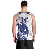Bosnia and Herzegovina Football Custom Men Tank Top Go Zmajevi Mi smo uz vas White Version - Wonder Print Shop