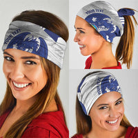 Bosnia and Herzegovina Football Custom Neck Gaiter Go Zmajevi Mi smo uz vas White Version - Wonder Print Shop