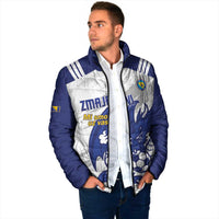 Bosnia and Herzegovina Football Custom Padded Jacket Go Zmajevi Mi smo uz vas White Version - Wonder Print Shop