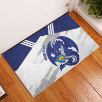 Bosnia and Herzegovina Football Custom Rubber Doormat Go Zmajevi Mi smo uz vas White Version - Wonder Print Shop