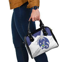 Bosnia and Herzegovina Football Custom Shoulder Handbag Go Zmajevi Mi smo uz vas White Version - Wonder Print Shop