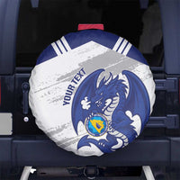 Bosnia and Herzegovina Football Custom Spare Tire Cover Go Zmajevi Mi smo uz vas White Version - Wonder Print Shop