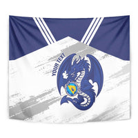 Bosnia and Herzegovina Football Custom Tapestry Go Zmajevi Mi smo uz vas White Version - Wonder Print Shop
