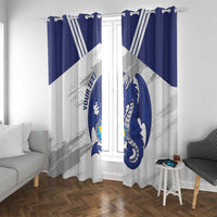 Bosnia and Herzegovina Football Custom Window Curtain Go Zmajevi Mi smo uz vas White Version - Wonder Print Shop