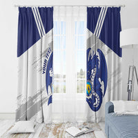 Bosnia and Herzegovina Football Custom Window Curtain Go Zmajevi Mi smo uz vas White Version - Wonder Print Shop