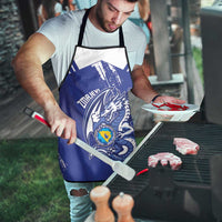 Bosnia and Herzegovina Football Apron Go Zmajevi Mi smo uz vas Blue Version - Wonder Print Shop