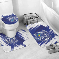 Bosnia and Herzegovina Football Bathroom Set Go Zmajevi Mi smo uz vas Blue Version - Wonder Print Shop