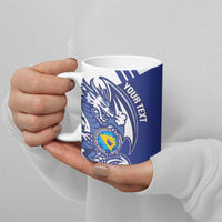Bosnia and Herzegovina Football Custom Ceramic Mug Go Zmajevi Mi smo uz vas Blue Version - Wonder Print Shop