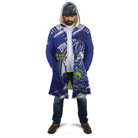 Bosnia and Herzegovina Football Custom Cloak Go Zmajevi Mi smo uz vas Blue Version - Wonder Print Shop