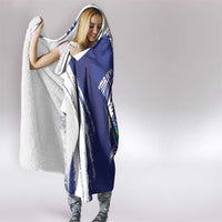Bosnia and Herzegovina Football Hooded Blanket Go Zmajevi Mi smo uz vas Blue Version - Wonder Print Shop