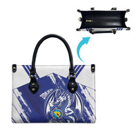 Bosnia and Herzegovina Football Leather Bag Go Zmajevi Mi smo uz vas Blue Version - Wonder Print Shop