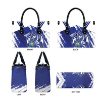 Bosnia and Herzegovina Football Leather Bag Go Zmajevi Mi smo uz vas Blue Version - Wonder Print Shop