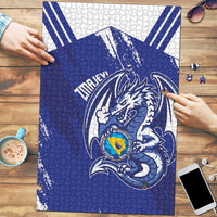 Bosnia and Herzegovina Football Puzzle Go Zmajevi Mi smo uz vas Blue Version - Wonder Print Shop