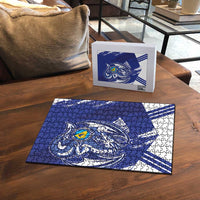 Bosnia and Herzegovina Football Puzzle Go Zmajevi Mi smo uz vas Blue Version - Wonder Print Shop