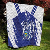 Bosnia and Herzegovina Football Quilt Go Zmajevi Mi smo uz vas Blue Version - Wonder Print Shop