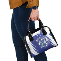 Bosnia and Herzegovina Football Shoulder Handbag Go Zmajevi Mi smo uz vas Blue Version - Wonder Print Shop