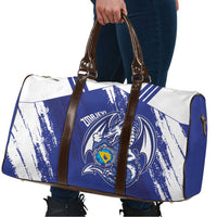 Bosnia and Herzegovina Football Travel Bag Go Zmajevi Mi smo uz vas Blue Version - Wonder Print Shop