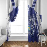 Bosnia and Herzegovina Football Window Curtain Go Zmajevi Mi smo uz vas Blue Version - Wonder Print Shop