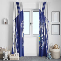 Bosnia and Herzegovina Football Window Curtain Go Zmajevi Mi smo uz vas Blue Version - Wonder Print Shop