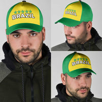 Brazil Football Classic Cap Brasil Map Come On Canarinho Sporty Style