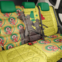Senegal African Renaissance Monument Back Car Seat Cover Ankara Pattern