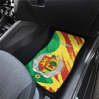 Senegal Independence Day Car Mats Coat Of Arms Grunge Style