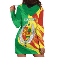 Senegal Independence Day Hoodie Dress Coat Of Arms Grunge Style