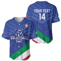 Custom Italy Volleyball Baseball Jersey 2025 Gli Azzurri