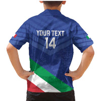 Custom Italy Volleyball Family Matching Mermaid Dress and Hawaiian Shirt 2025 Gli Azzurri